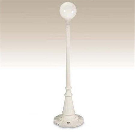 Patio Living Patio Living 00331 Single Globe Patio - White 331